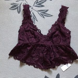 Aerie lace strap pay bralette